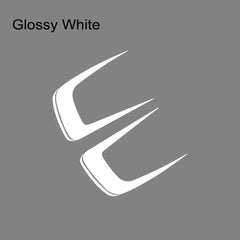 Hood Cover Engine Vinyl Film Sticker for Dodge Charger | 2-Piece Sport Style Decal