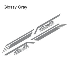 4x4 Off-Road Vinyl Decal for Cars & Pickup Trucks | 47.2" x 3.9" Body Graphic Sticker
