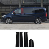 PC Pillar Post Cover Door Trim Moulding for Mercedes Vito W638 / W639 (1996–2014) | Window Sticker
