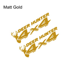Deer Hunter 4x4 Sport Decal | Universal Pickup Sticker for Ford F-150, Toyota Hilux, Dodge RAM, Nissan Navara & More
