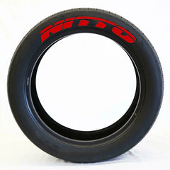 NITTO 3D Rubber Stereo Waterproof Tire Letter Sticker | Car & Moto