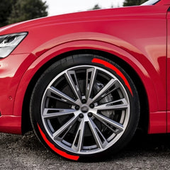 2.7cm 3D PVC Waterproof Tire Letter Stickers | OLPAY Racing Wheel