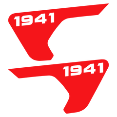 1941 Fender Vent Vinyl Sticker Fits 2018+ Jeep Wrangler JL & Jeep Gladiator JT
