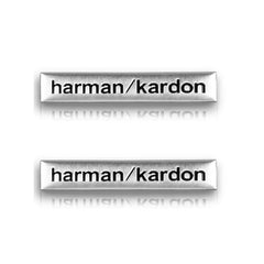 Harman Kardon 3D Aluminum Sticker Decal for Mercedes-Benz / BMW / Land Rover / Volvo | Speaker Badge