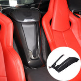 Carbon Fiber Texture ABS Middle Seat Charging Port Cover for Corvette C8 | Suetlcoity