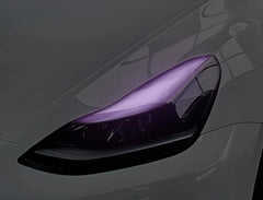 For Tesla Model3/Y Car Headlight Color-changing Film Daytime Running Lights Light Color-changing Film Car Sticker Modification