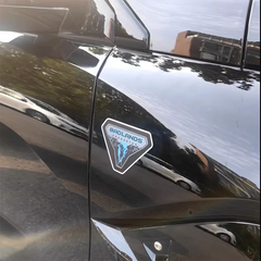 Badlands Sasquatch Fender Vent Decal for Ford Bronco | Forest Mountain Emblem Vinyl Sticker
