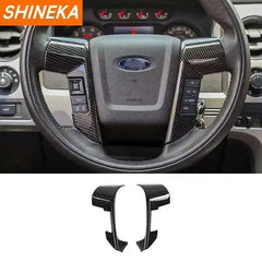 Carbon Fiber Grain Interior Decoration Cover Stickers for Ford F-150 | SHINEKA Color Change Kit