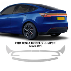 Precut PPF for Tesla Model Y Juniper (2025–2026) | TPU Headlight, Tail Light & Pillar Protection