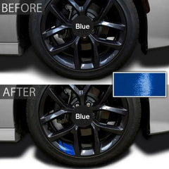 Reflective Wheel Hub Decal Set (6 Pcs) – Rim Cover Sticker | Dodge, Chrysler & Jeep | Red, Yellow, Black