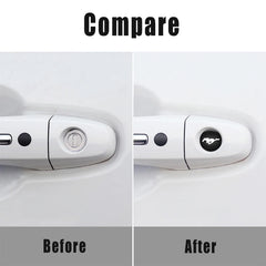Car Lock Stickers for Ford Mustang / Bronco / Fiesta / Focus / Mondeo / Kuga / Edge | 4-Piece