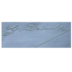 15cm Carl Benz & Daimler Vintage Metal Auto Emblem Decal for Mercedes-Benz | 2-Piece Set