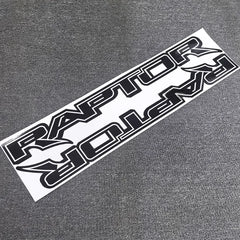 Raptor Bed Winglet Letter & Hood Stripe Sticker | 2-Piece Auto Styling Decal