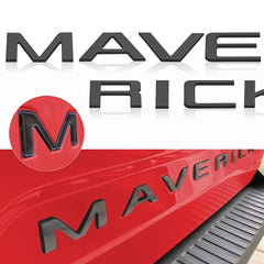 Tremor Rear Trunk Letter Sticker for Ford Maverick Tremor | Groove Insert Badge Decal