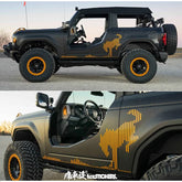 Personalized Custom-Made Exterior Vinyl Decal Kit for Ford Bronco | KK Film Body Wrap