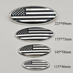 American Flag Rear Trunk / Front Grille Emblem Badge for Ford | ABS Aluminum Sticker
