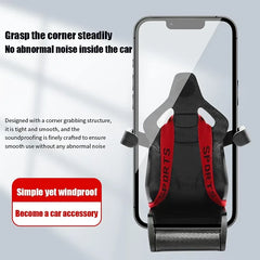 2025 Universal car phone holder creative automotive products racing seats phone holder hot selling fixed holder