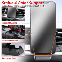 Carbon Fiber Racing Seat Car Phone Mount – Air Vent GPS Holder