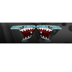 Shark Soldier Hood, Side & Fender Vent Decal | Precut Vinyl Wrap Graphic Kit