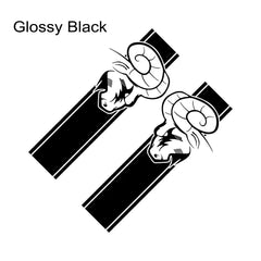 Dodge RAM Bed Side Graphic Kit – Pickup Truck Vinyl Decal Set (2 Pcs) | 1500, 2500, 3500, Rebel, TRX | 12 Finishes