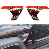Shark Soldier Hood, Side & Fender Vent Decal | Precut Vinyl Wrap Graphic Kit