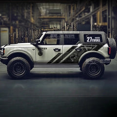 Custom Sports Decoration Film Vinyl Decal Kit for Ford Bronco | Full-Body KK Wrap Accessory
