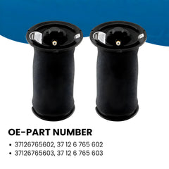 2x Rear air suspension for BMW 5er e60 e61 Touring 37126765603 37126765602 Air spring bag