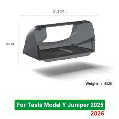 Under-Screen Hidden Storage Box for Tesla Model 3/Y Juniper/Highland