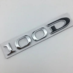 For Tesla MODEL 3 S X Y 75D 85D 90D 100D Rear Boot Trunk Tailgate Emblem Badge Sticker 3D Metal Car Styling Accessories