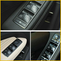 Window Switch Button Cover Cap for Mercedes-Benz W204/W212/W463 | 4-Piece