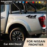 4x4 Rear Bed Side Decal for Nissan Frontier NP300 | Vinyl Truck Graphic Sticker