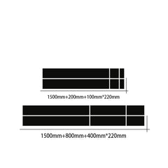 Full-Coverage Racing Stripe Kit | Door Side, Hood, Rear, Waistline & Skirt Vinyl Decal