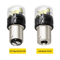 AUXITO 1156 P21W BA15S 1157 Canbus LED | 2x Super Bright DRL Reverse