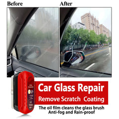 Car Glass Coating Kit | Oil Film Cleaner & Scratch Repair 120ml Pro