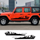 Door Side Vinyl Film Decal for Jeep Wrangler Unlimited Sport / Rubicon 392 / Gladiator | 2-Piece Sticker