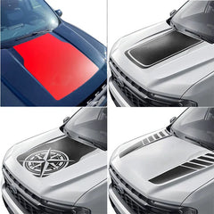 Ford Maverick Hood Scoop Decal Kit – Matte Vinyl Wrap Overlay (2022–2023)