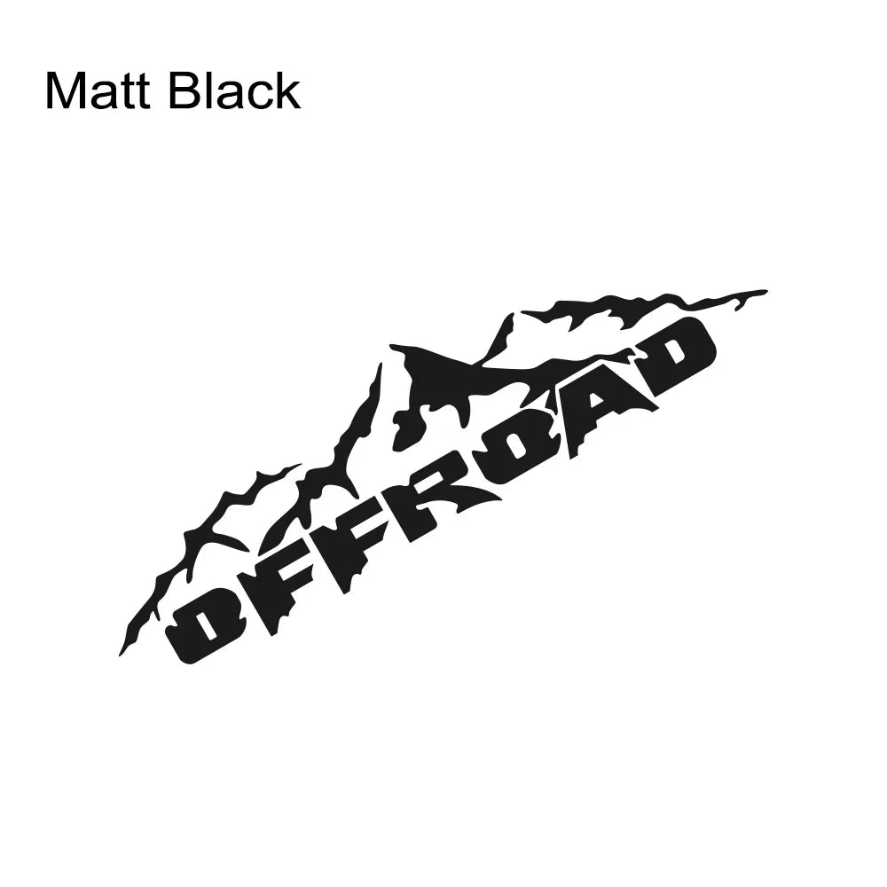 Off-Road Truck Vinyl Graphics Decal - Custom Sticker for Ford F150, Dodge, Toyota Hilux, Isuzu D-Max, Mitsubishi, GWM Cannon