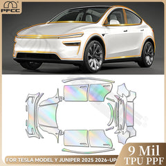 Precut PPF for Tesla Model Y Juniper (2025–2026) | 9-Mil Anti-Scratch TPU Film Full Coverage