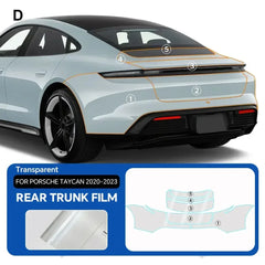 Precut PPF for Porsche Taycan (2020–2023) | 9-Mil TPU Paint Protection Film Clear Bra