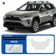 Precut PPF for Toyota RAV4 Hybrid XA50 (2019–2025) | 9-Mil TPU Paint Protection Film