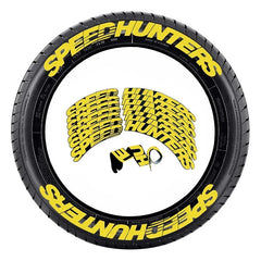 3D PVC Waterproof Tire & Rim Letter Decal | Automobile Motorcycle