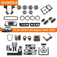 Carbon Fiber Grain Interior Decoration Cover Stickers for Ford F-150 | SHINEKA Color Change Kit
