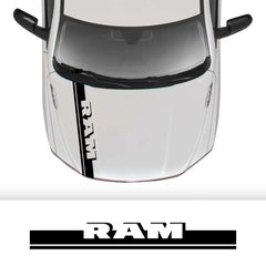 Hood Stripe Kit Decal for Dodge RAM 1500 / 2500 / 3500 Rebel / TRX | Vinyl Truck Sticker