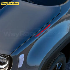 Jeep Renegade Hood & Fender Reflective Decal Kit – Grill Graphic Vinyl | Trailhawk, Sport (2 Pcs)