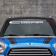 Windshield Sticker for Mini Cooper S / JCW (R50, R53, R55, R56, R60, R61, F55, F56, F60) | Vinyl Windscreen Decal