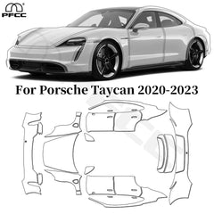 Precut PPF for Porsche Taycan (2020–2023) | 9-Mil TPU Paint Protection Film Clear Bra