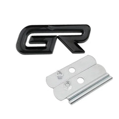 GR Logo Front Grille Emblem Sticker for Toyota Land Cruiser / Yaris / Camry / Vios | Gazoo Racing Badge