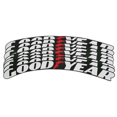 GOODYEAR 3D Wheel Logo Tyre Letter Sticker | OLPAY Cool Car Decal