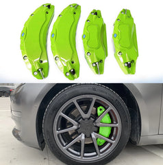 For Tesla Model 3 Brake Caliper Covers 2017 2018 2019 2020 2021 2022 2023 4pcs 18 19in wheel cover with Stickers(not fit 3 2024)
