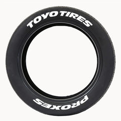3D PVC Waterproof Tire Letter Stickers | OLPAY Car & Motorcycle
